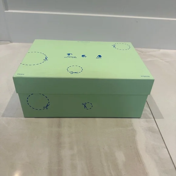 Rare Green Off-White Shoebox Tissue Paper AND Logo Dust Bag - Picture 5 of 13